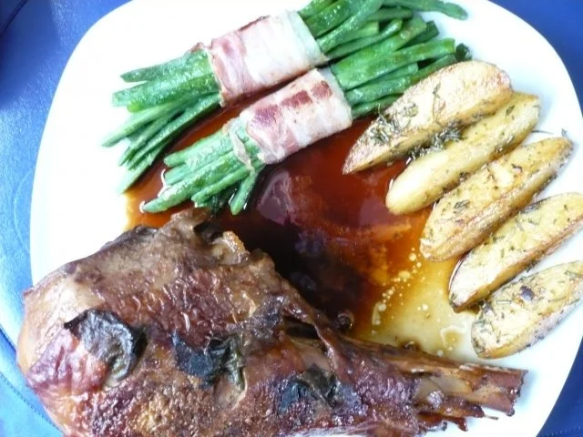 Putenunterkeule - gebraten - Rezept