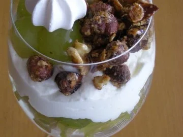 Rezept: Trauben mit Mascarponesahne Trauben mit Mascarponesahne - Rezept