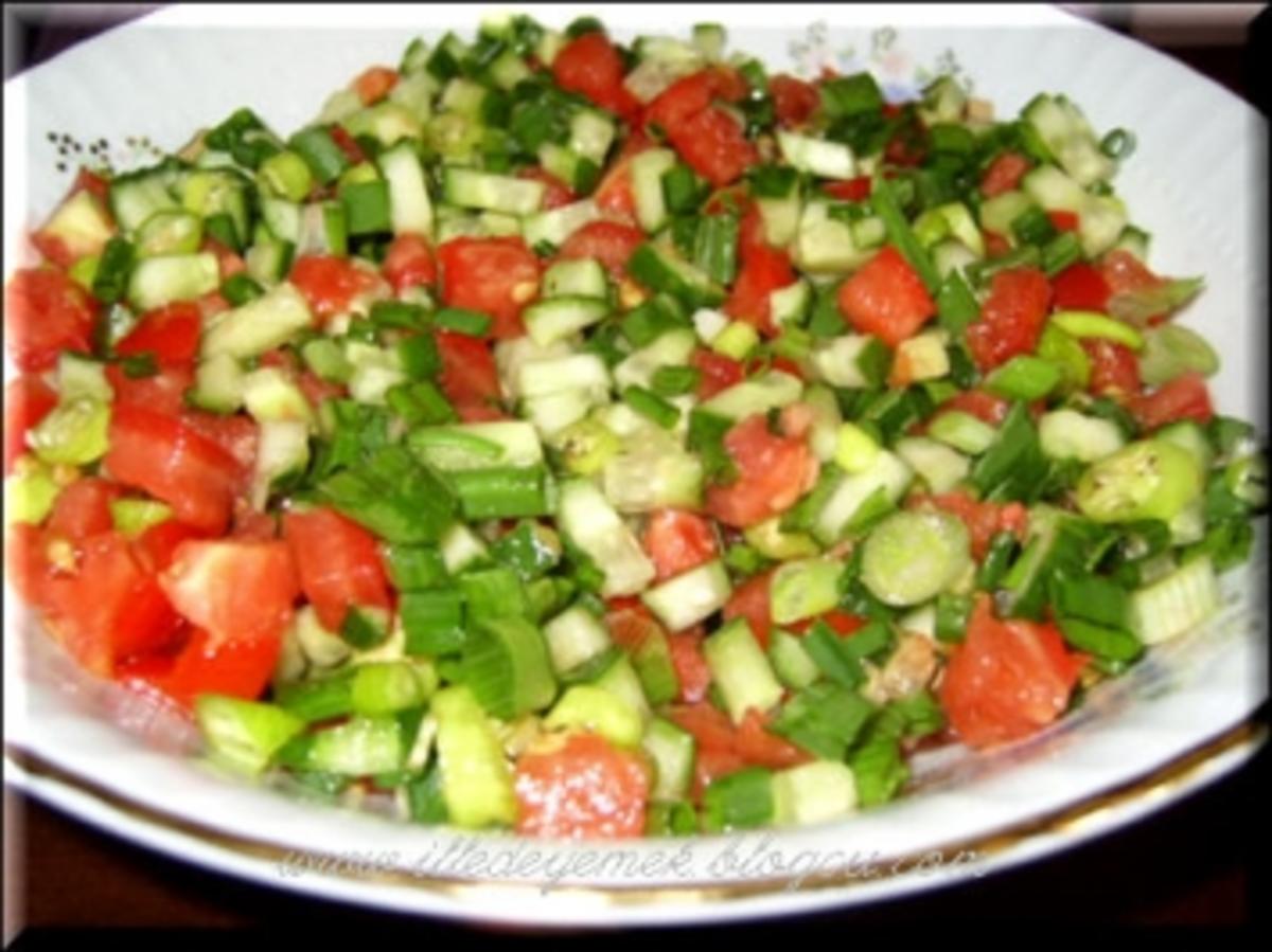 Tomatensalat - Domates salatasi - Rezept