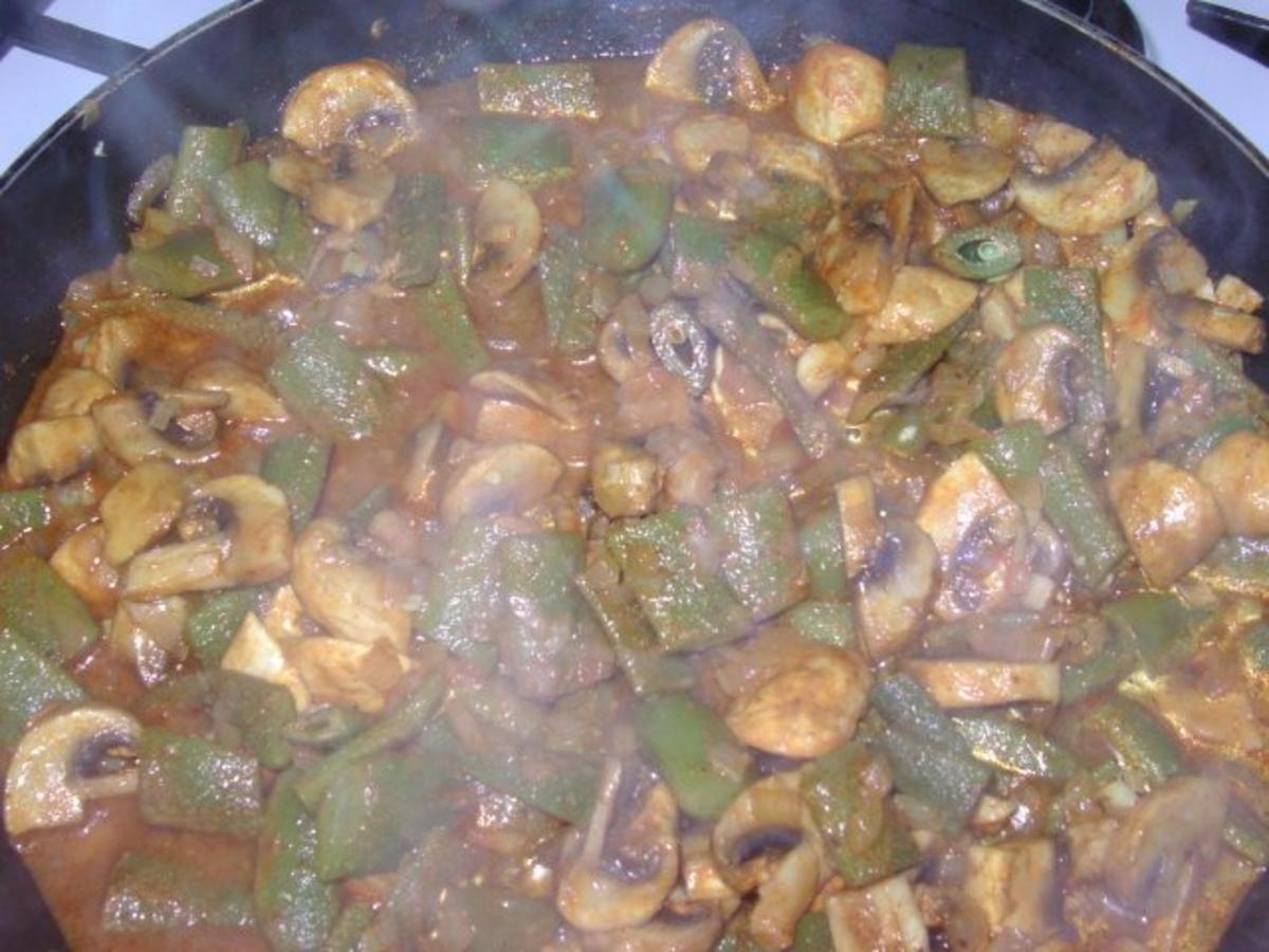 Bilder für Champignon-Bohnen-Curry - Rezept