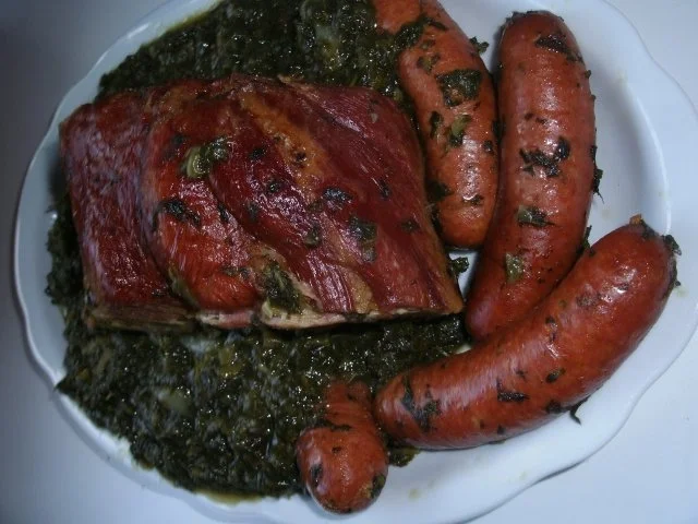 Rezept: Kasseler und Kohlwurst mit Grünkohl NT Kasseler und Kohlwurst mit Grünkohl NT - Rezept