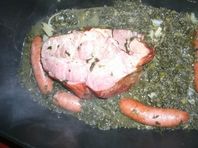 Rezept: Kasseler und Kohlwurst mit Grünkohl NT Bild Nr. 2 Kasseler und Kohlwurst mit Grünkohl NT - Rezept - Bild Nr. 2