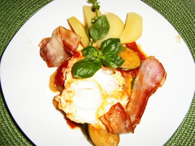 Spiegelei-Pfanne - Rezept