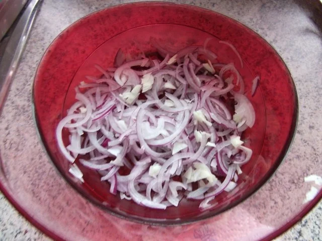 Radi-Salat mit Rote Zwiebeln Dieter´s Art - Rezept - Bild Nr. 4