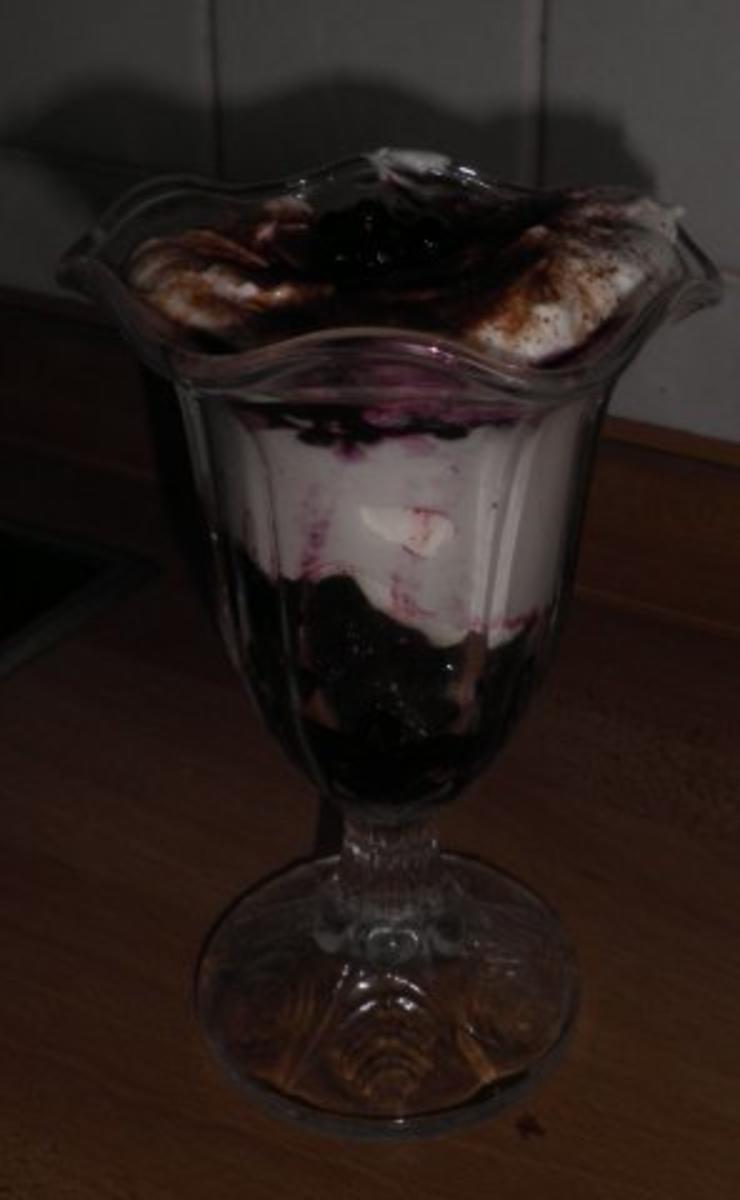 Einfacher Heidelbeerquark