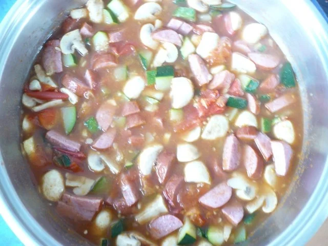 Rezept: Mediterrane Penne mit Cabanossi Bild Nr. 7 Mediterrane Penne mit Cabanossi - Rezept - Bild Nr. 7