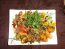 scharfe Ochsenfetzen mit süsser Versuchung - Rezept