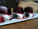 DESSERT /HIMBEER-BROMBEER-JOGHURT-TERRINE - Rezept