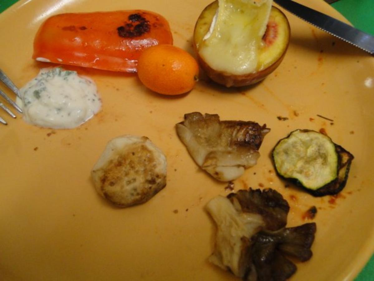 Edles Fleisch und Gemüse auf den heißen Stein /Für Bianca ohne Pilze!!!!) grins - Rezept - Bild Nr. 9