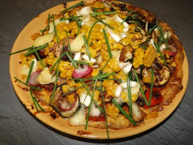 Frittata  mit Eiern, Zuccini, Pilzen - Rezept