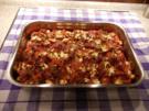 Brotauflauf mit Tomaten und Schafskäse - Rezept