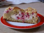 Streusel-Quarkkuchen mit Johannisbeeren - Rezept