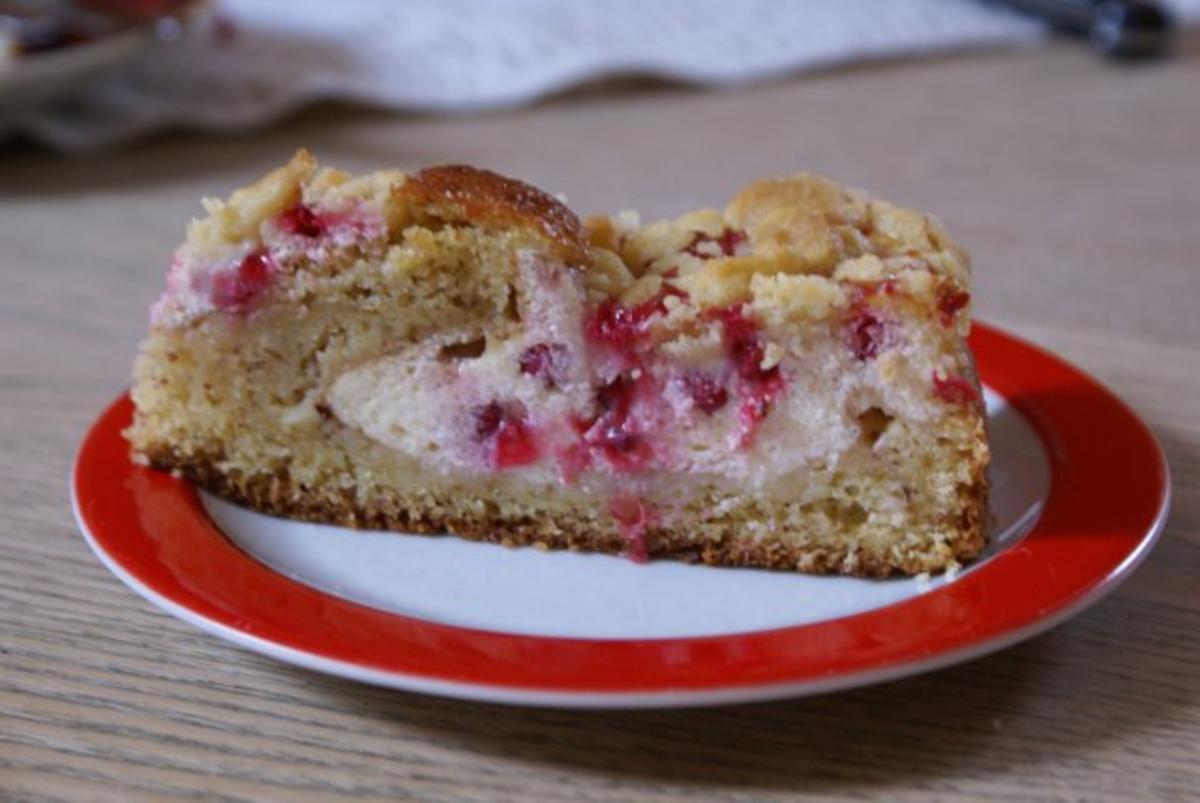 Bilder für Streusel-Quarkkuchen mit Johannisbeeren - Rezept