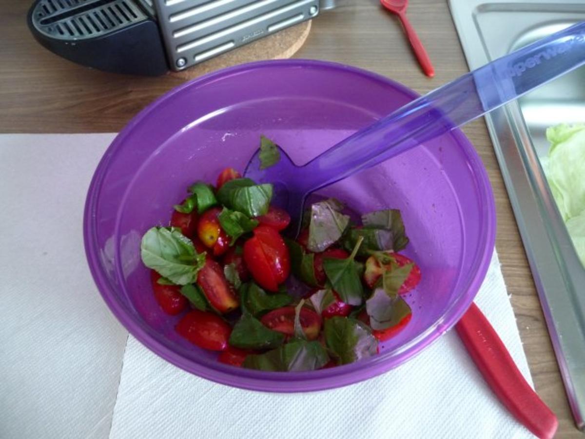 Salat :  Ein schneller bunter Teller - Rezept - Bild Nr. 4
