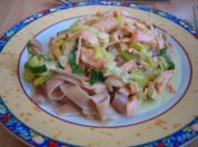 Lachssauce mit Nudeln - Rezept