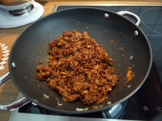 Hackfleisch : Hack - Krautpfanne scharf - Rezept - Bild Nr. 3