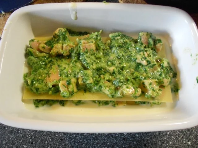 Lasagne con Salmone e Spinaci (Lasagne mit Lachs und Spinat) - Rezept - Bild Nr. 23