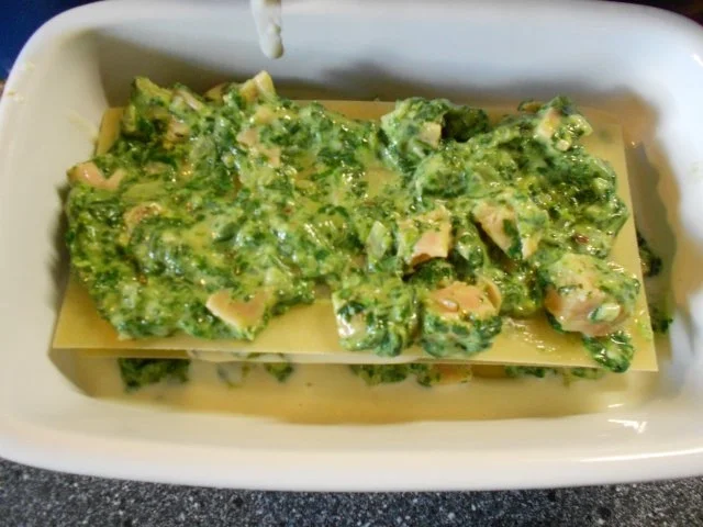 Lasagne con Salmone e Spinaci (Lasagne mit Lachs und Spinat) - Rezept - Bild Nr. 25