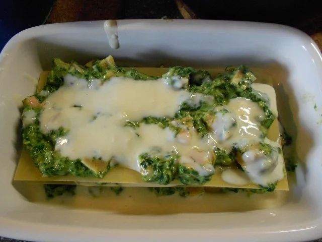 Lasagne con Salmone e Spinaci (Lasagne mit Lachs und Spinat) - Rezept - Bild Nr. 26