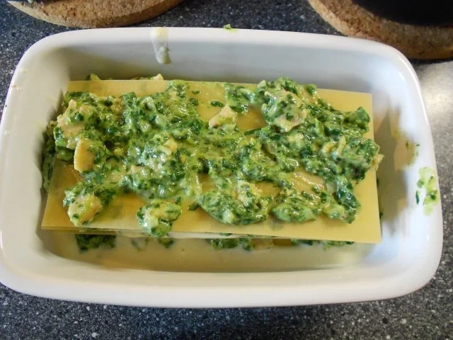 Lasagne con Salmone e Spinaci (Lasagne mit Lachs und Spinat) - Rezept - Bild Nr. 27