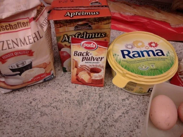 Rezept: Apfelmus-Muffins Bild Nr. 2 Apfelmus-Muffins - Rezept - Bild Nr. 2