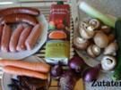 Wurstgulasch in Tomatensoße - Rezept