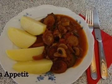 Rezept: Wurstgulasch in Tomatensoße Bild Nr. 12 Wurstgulasch in Tomatensoße - Rezept - Bild Nr. 12
