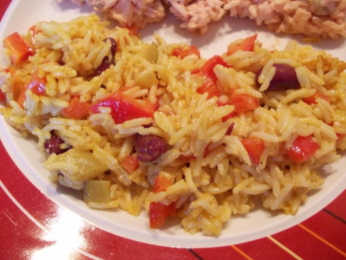 2 erlei Reissalate mit Fleischwurst im Bratschlauch - Rezept - Bild Nr. 4