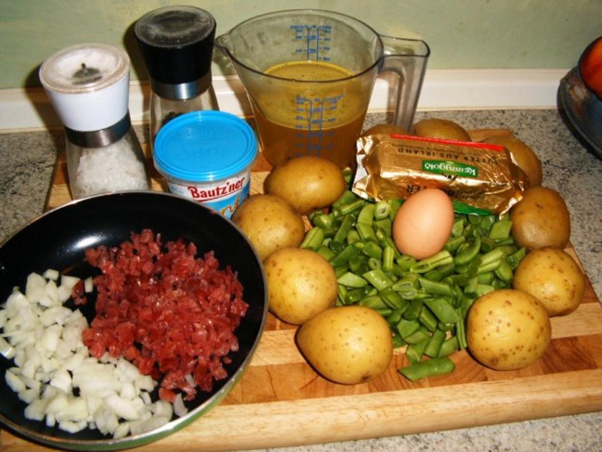 Bohnen-Kartoffel-Salat - Rezept - Bild Nr. 2