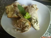 Hähnchen im Brotteig gebacken - Rezept