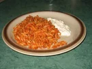 Pasta - Fusilli an meiner allzeit bewährten schnellen Tomatensauce - Rezept