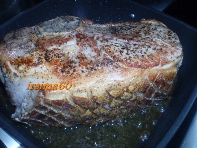 Herbstlicher Krustenbraten mit Backobst - Rezept - Bild Nr. 5