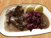 Nutria in Pilzsoße - Rezept