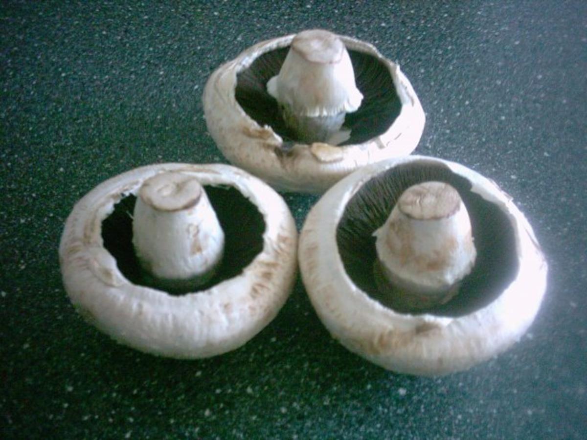 Gefüllte Riesenchampignons - einfach - von nannsi