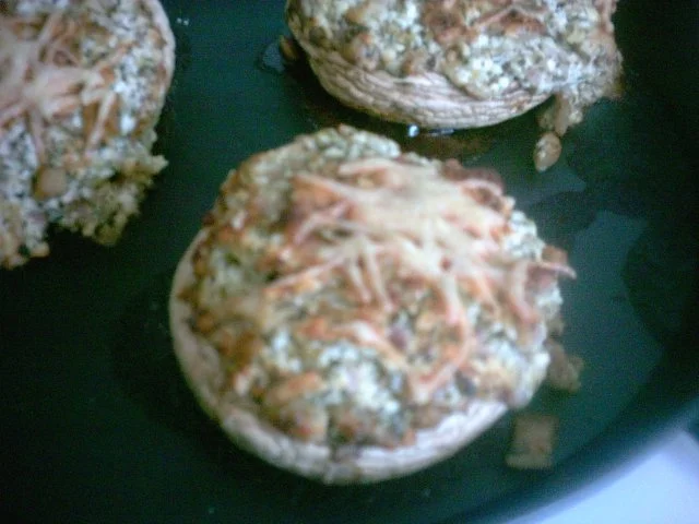 Gefüllte Riesenchampignons - Rezept - Bild Nr. 8