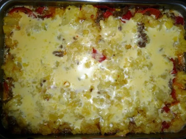 Hackfleisch-Käse-Püree - Rezept