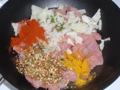 Rezept: Hähnchen-Champignon-Nudelpfanne Bild Nr. 2 Hähnchen-Champignon-Nudelpfanne - Rezept - Bild Nr. 2