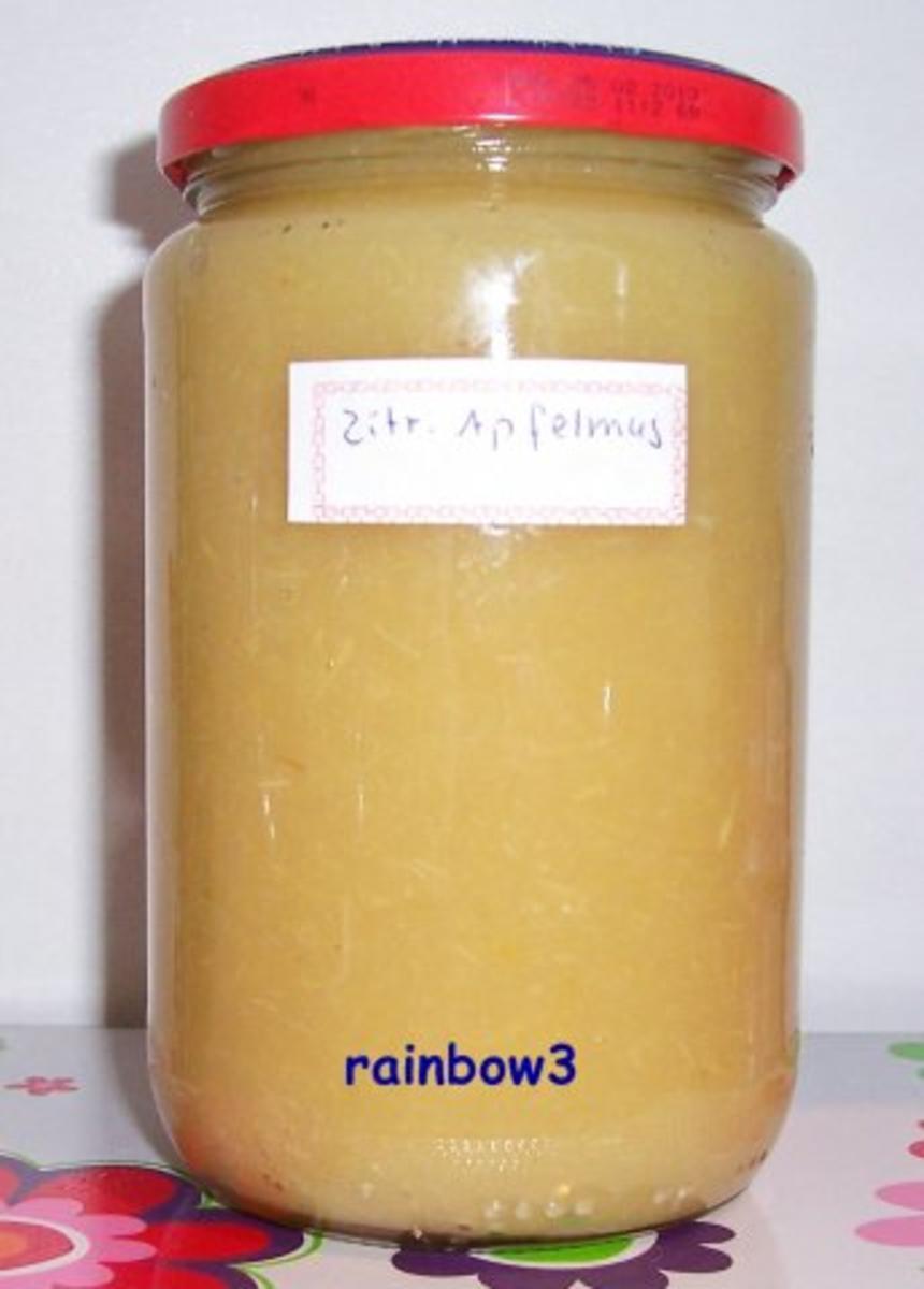 Einmachen: Zitroniges Apfelmus - Rezept