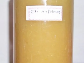 Einmachen: Zitroniges Apfelmus - Rezept