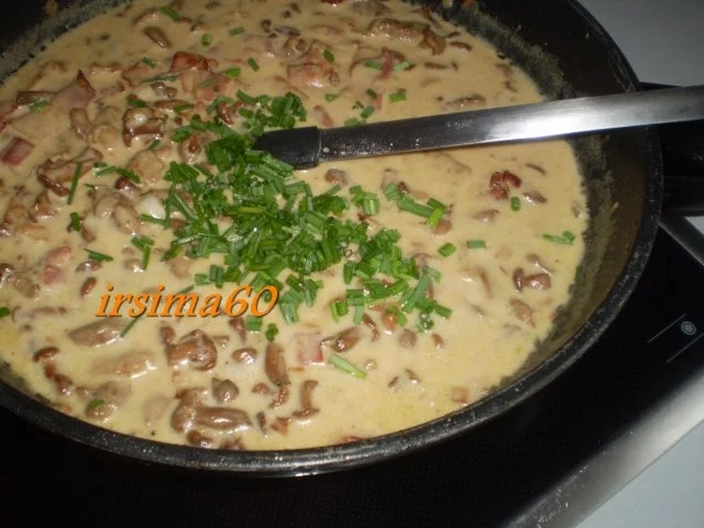 Filetgeschnetzeltes in Sahne zu Penne - Rezept - Bild Nr. 9