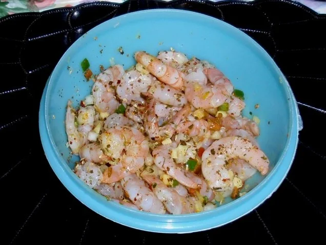 Rezept: Bunter Garnelen-Auflauf Bild Nr. 3 Bunter Garnelen-Auflauf - Rezept - Bild Nr. 3