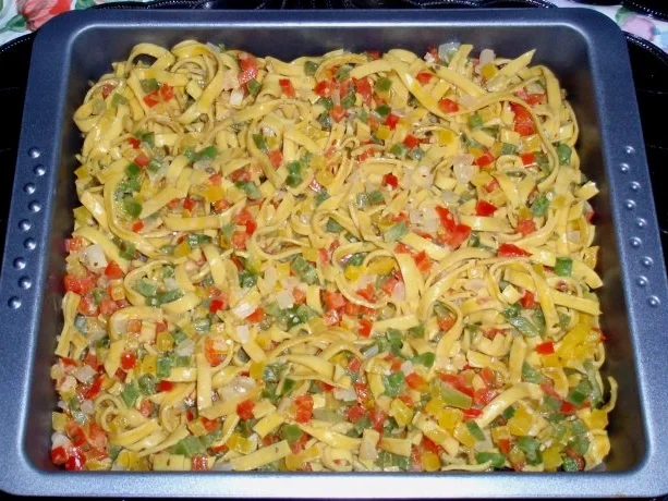 Rezept: Bunter Garnelen-Auflauf Bild Nr. 8 Bunter Garnelen-Auflauf - Rezept - Bild Nr. 8