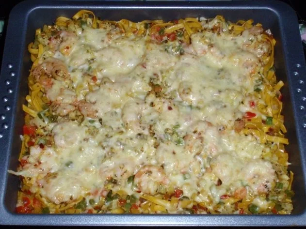 Rezept: Bunter Garnelen-Auflauf Bild Nr. 11 Bunter Garnelen-Auflauf - Rezept - Bild Nr. 11