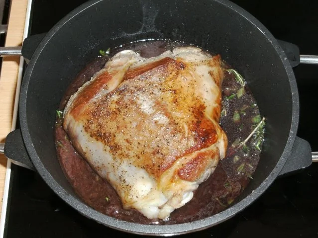 Rezept: Fleisch: Lammkeule geschmort Bild Nr. 4 Fleisch: Lammkeule geschmort - Rezept - Bild Nr. 4