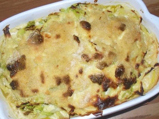 Rezept: Wirsing - Lachs - Gratin Wirsing - Lachs - Gratin - Rezept