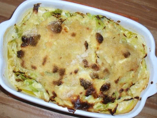 Rezept: Wirsing - Lachs - Gratin Bild Nr. 2 Wirsing - Lachs - Gratin - Rezept - Bild Nr. 2