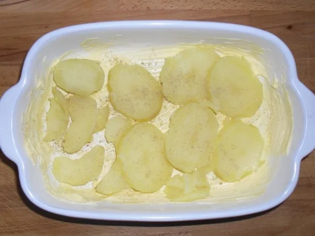 Rezept: Wirsing - Lachs - Gratin Bild Nr. 3 Wirsing - Lachs - Gratin - Rezept - Bild Nr. 3