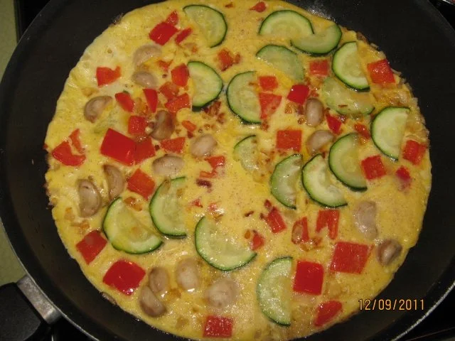 Rezept: Gemüse-Tortilla Bild Nr. 2 Gemüse-Tortilla - Rezept - Bild Nr. 2