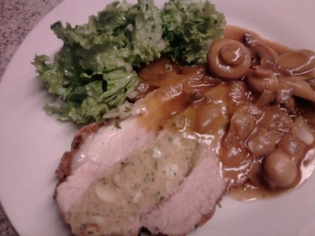 Rezept: Gefüllter Krustenbraten Gefüllter Krustenbraten - Rezept