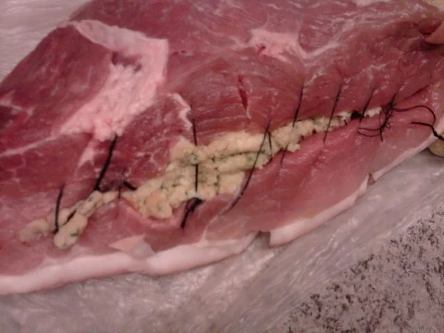 Rezept: Gefüllter Krustenbraten Bild Nr. 5 Gefüllter Krustenbraten - Rezept - Bild Nr. 5